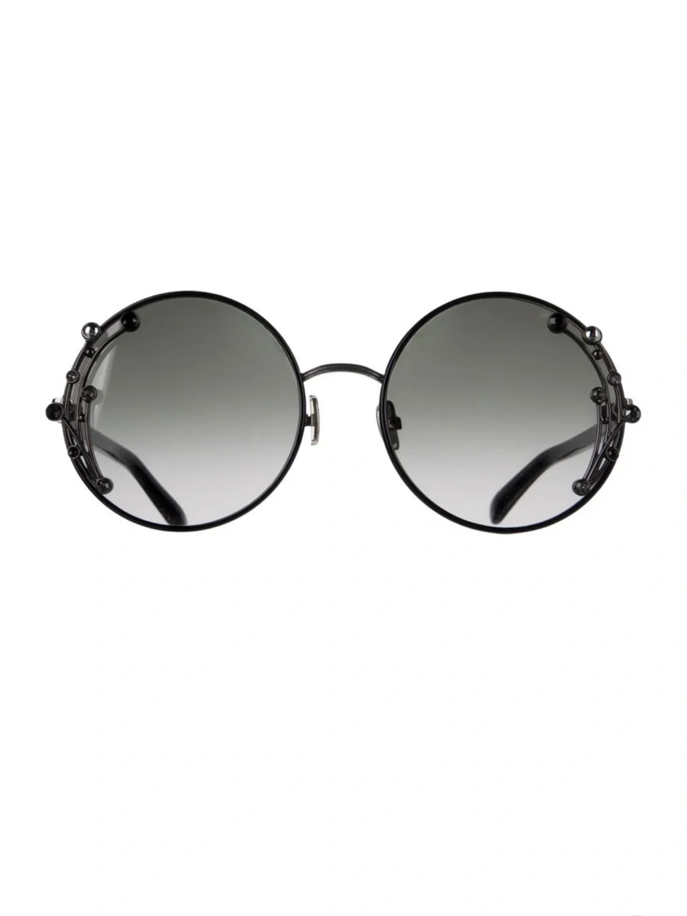 Jimmy Choo Round Gradient Lens Women's Sunglasses